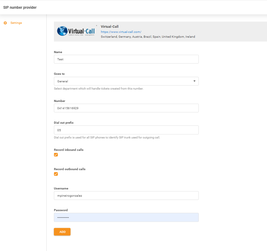 Virtual-Call kredencialai