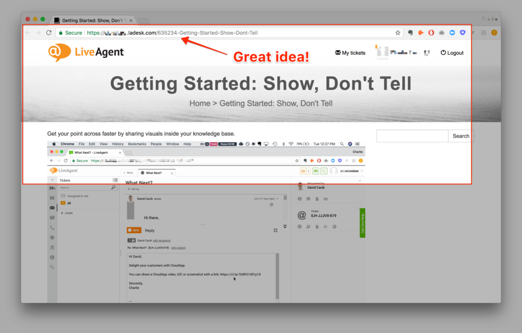 CloudApp redagavimo ir anotavimo funkcija