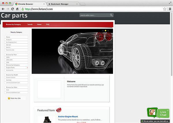 Fortune 3 tiesioginio pokalbio integracija aktyvi