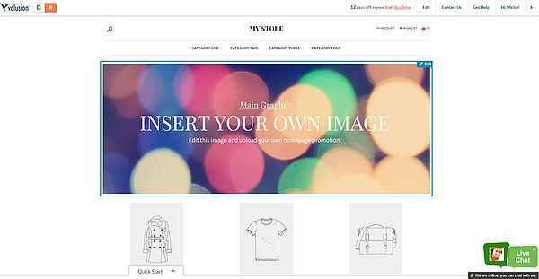 Volusion LiveAgent tiesioginio pokalbio integravimas