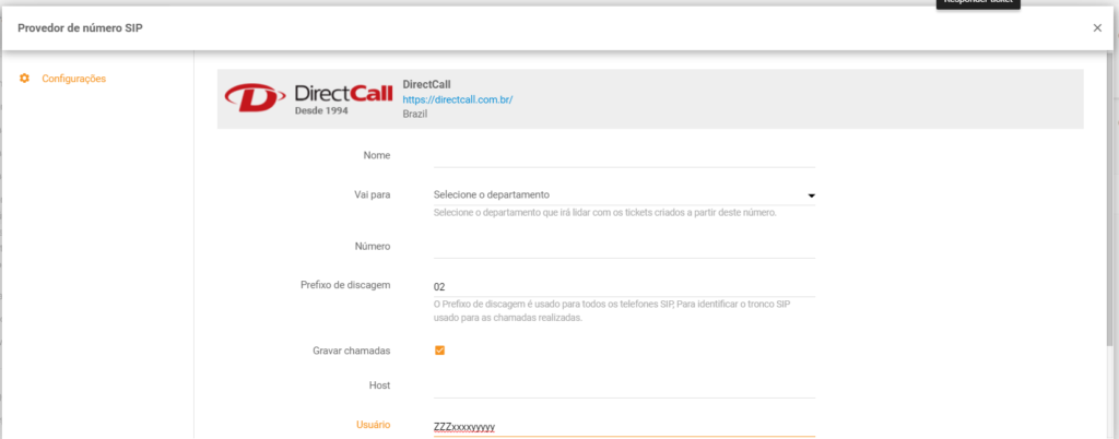 DirectCall LiveAgent integravimo sąranka