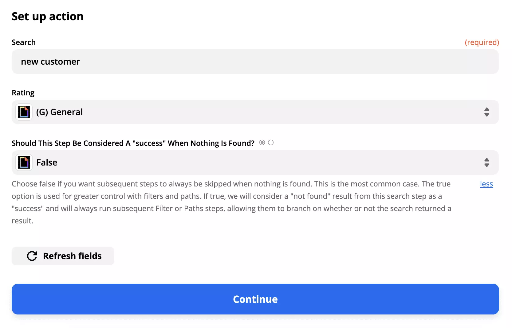 Giphy veiksmo nustatymas integracijos su LiveAgent metu