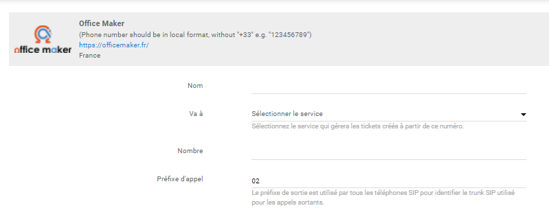 Konfigūruokite Peoplefone telefono numerį