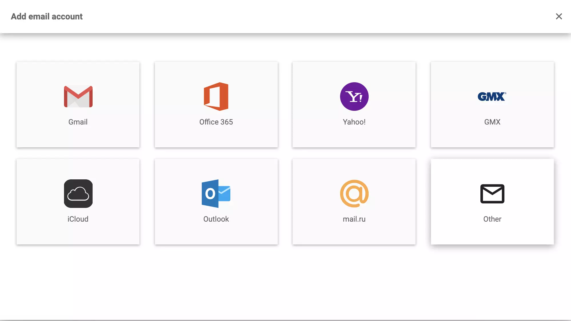 LiveAgent konfigūracija su el. pašto pasirinkimu