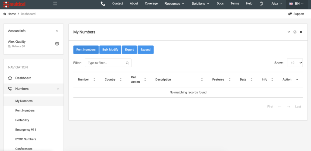 MultiTEL prietaisų skydo su numerio parinktimis