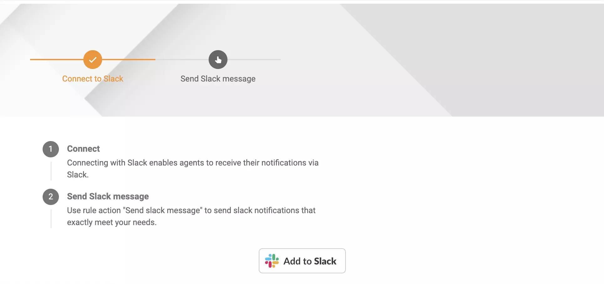 Slack\' kanalas LiveAgent konfiguracija skyriuje