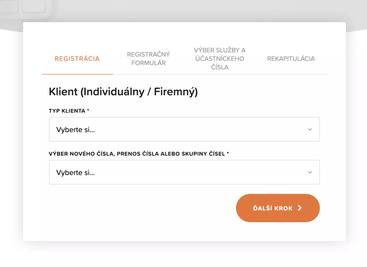 Optimal Call registracija