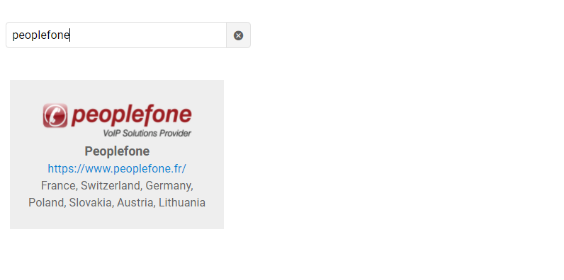 Pasirinkite Peoplefone