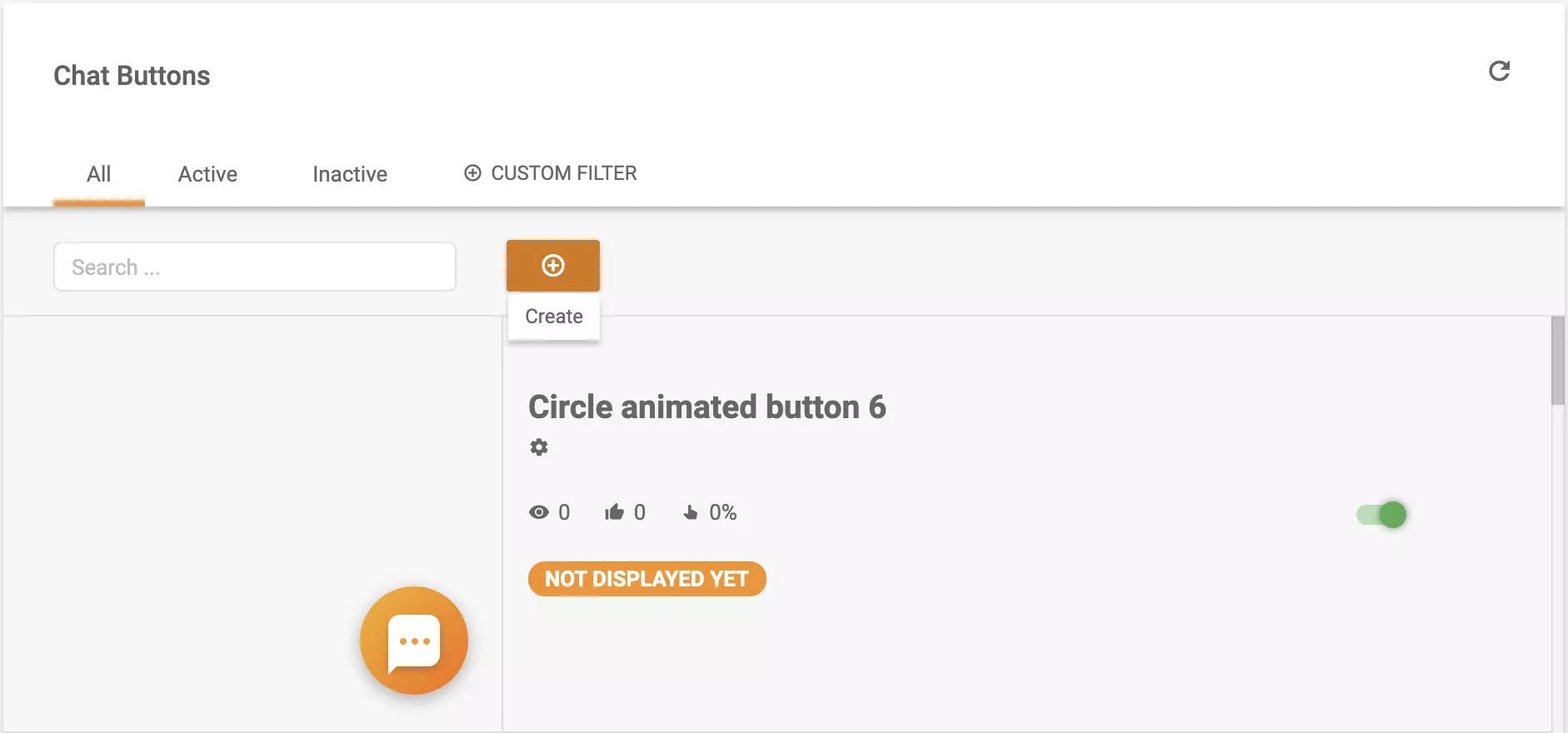 Pokalbio mygtuko kūrimas LiveAgent konfigūracijoje