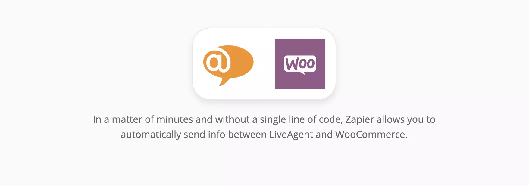 LiveAgent ir WooCommerce integracijos Zapier