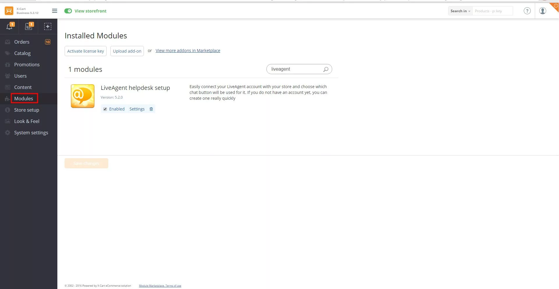 X-Cart LiveAgent integracijos nustatymas