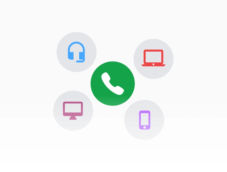 Keli palaikomi skambinimo įrenginiai ir telefonai