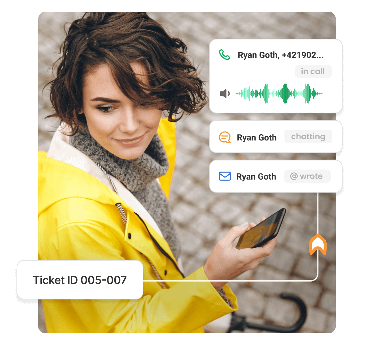 LiveAgent tiesioginės pokalbio sąsaja