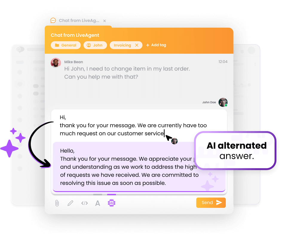 LiveAgent AI asistentė