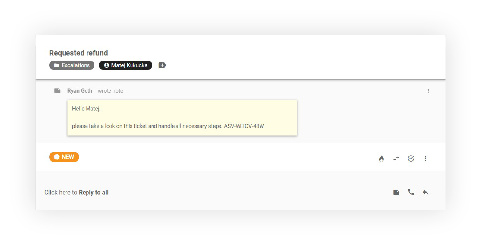 Pastabų funkcija LiveAgent