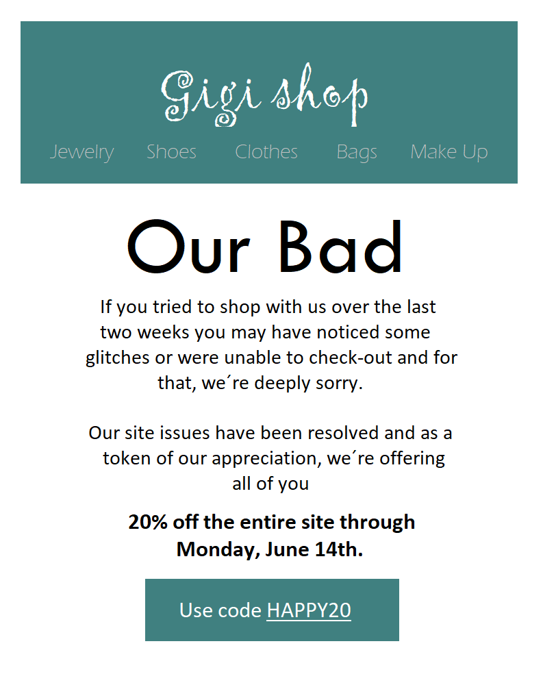 Atsiprašymo el. laiško pavyzdys