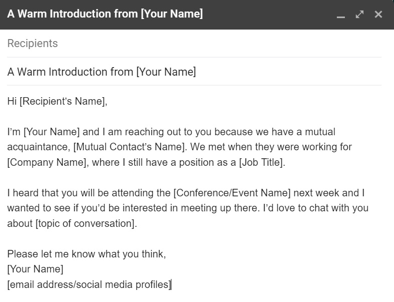 Šilta pristatymo el. laiško šablono