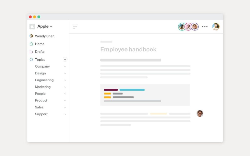 Slab žinių bazės sprendimo ekranas