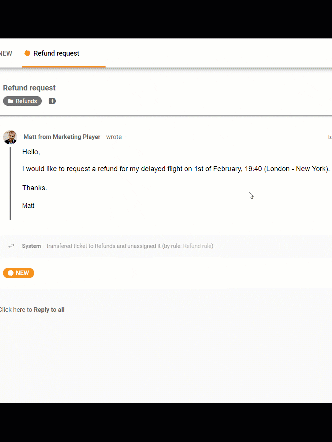 bilieto šablono pavyzdys LiveAgent