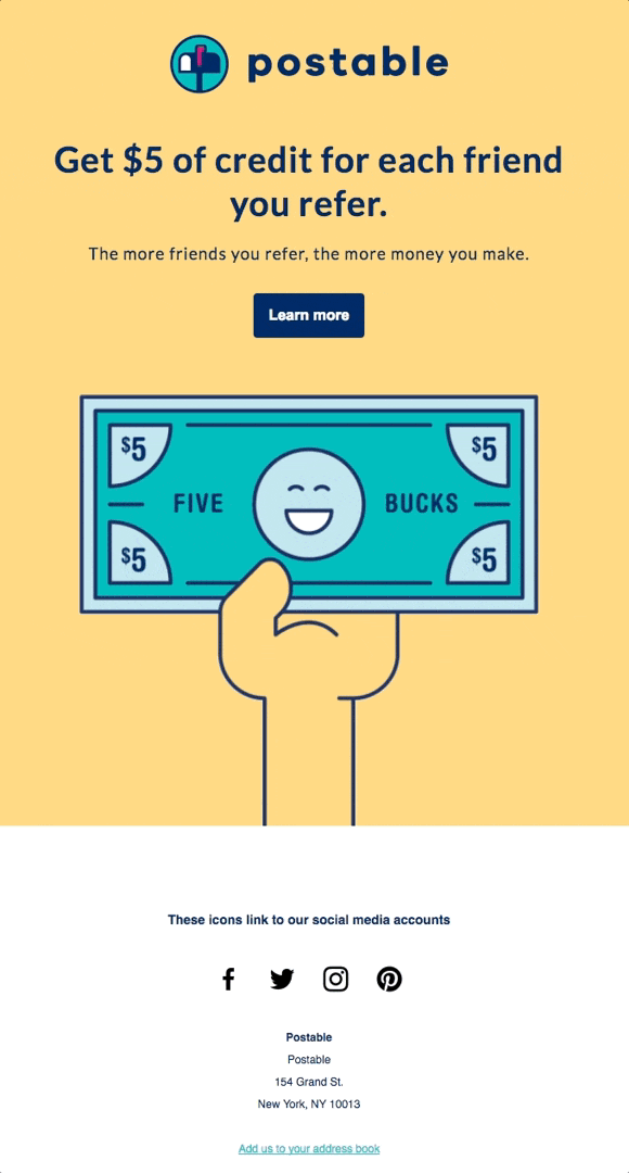 Nuorodos rinkodaros programos pavyzdys